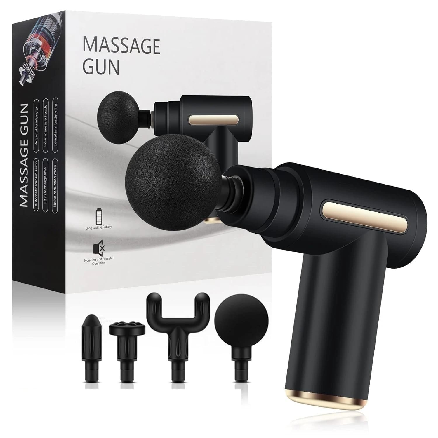 Portable Rechargeable Massage Gun –